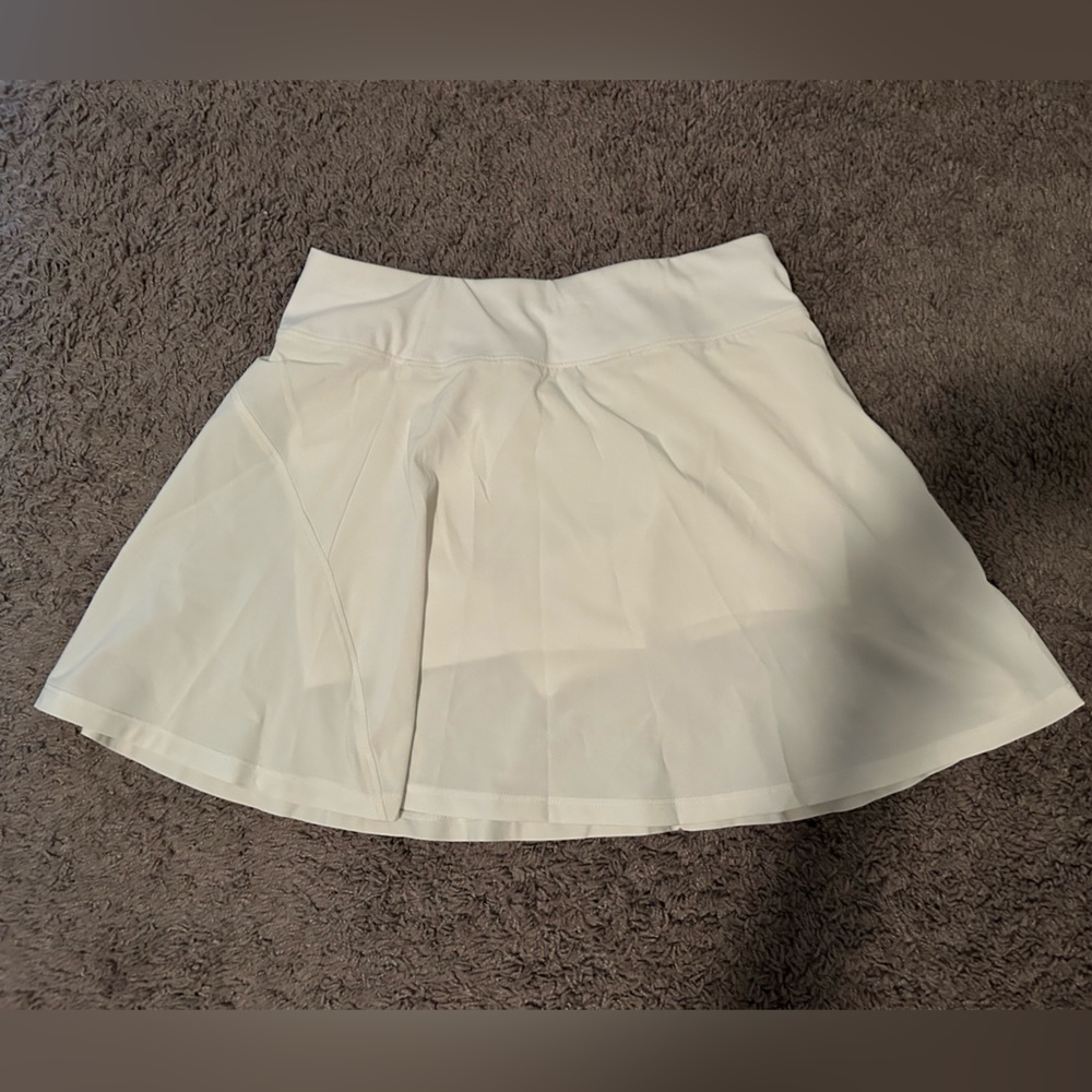 All in Motion High-Rise White Athletic Skirt, Size Small